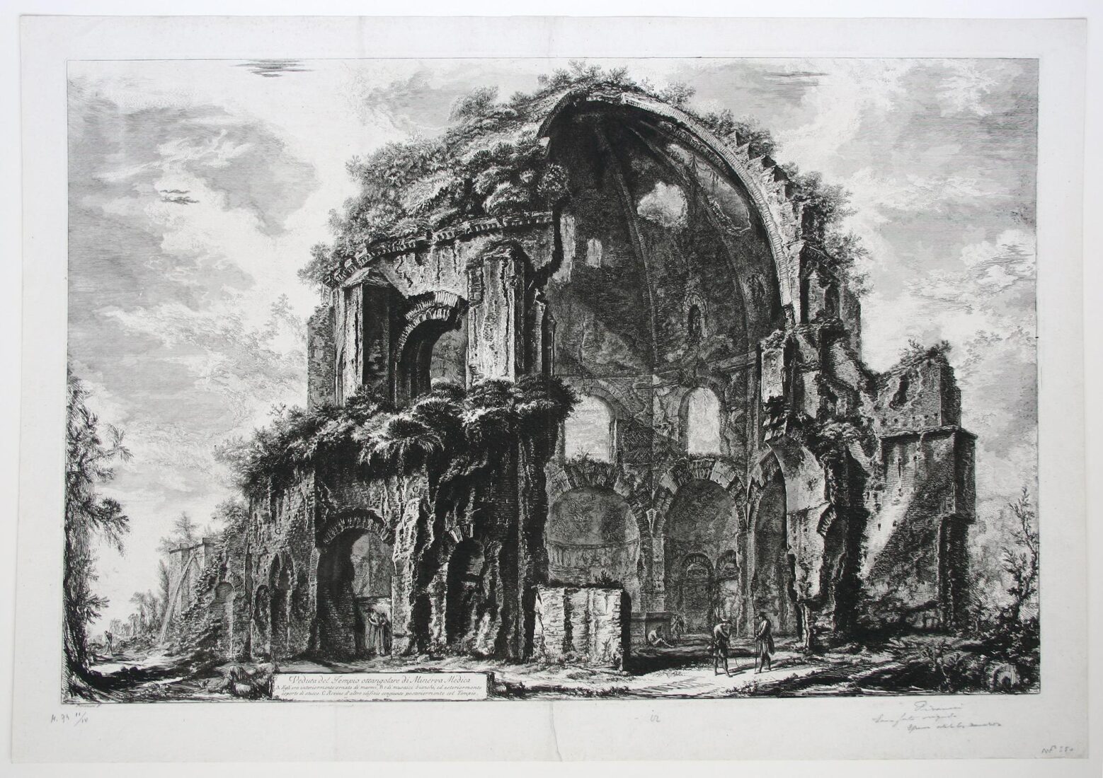 The so-called Temple of Minerva Medica - Piranesi Giambattista