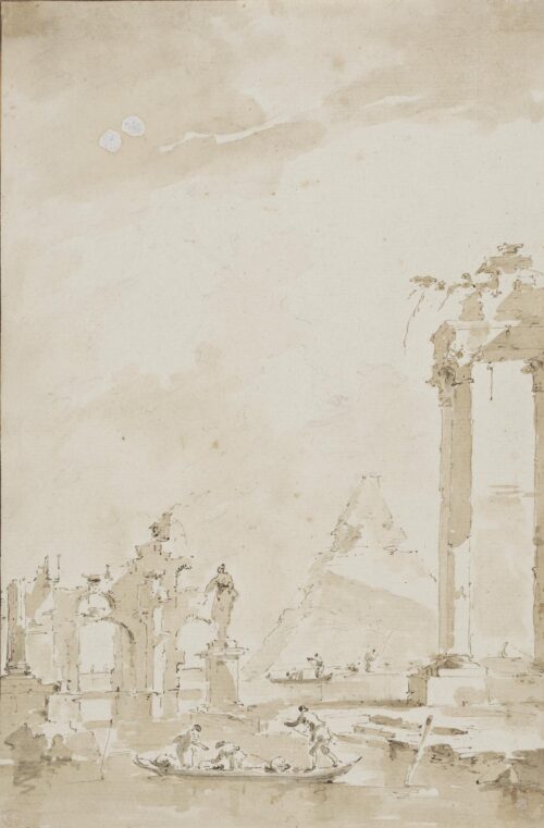 Capriccio [Imaginary Landscape with Ancient Ruins] - Venetian School