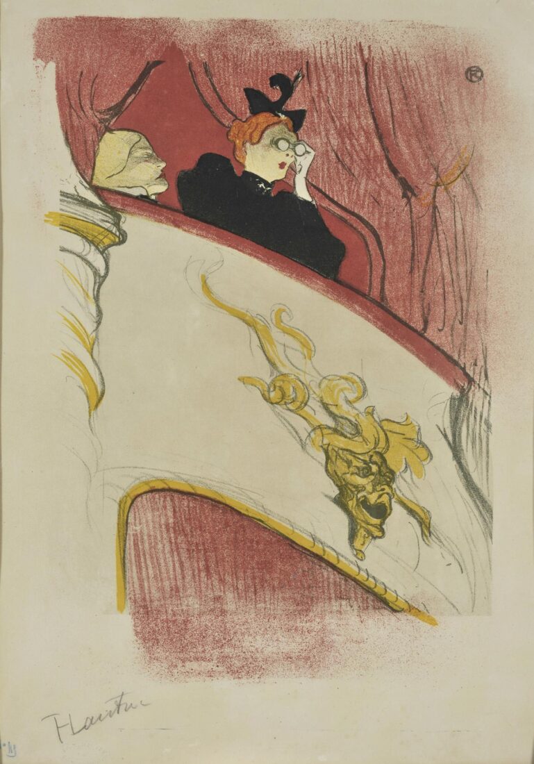 The box at the “Mascaron dore” - Toulouse – Lautrec Henri de