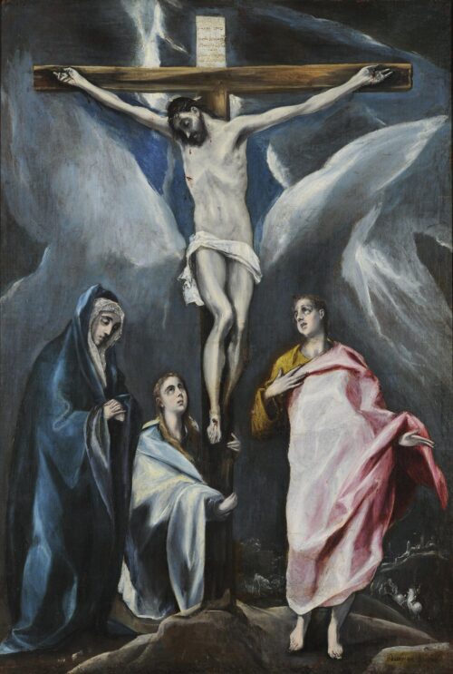 The Crucifiction - Theotokopoulos Domenicos (El Greco), workshop
