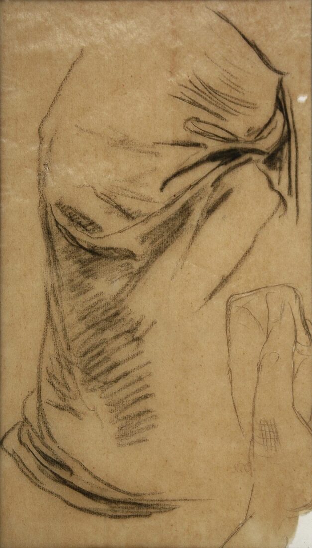 Study of the Drapery for the “Crafts” - Gyzis Nikolaos