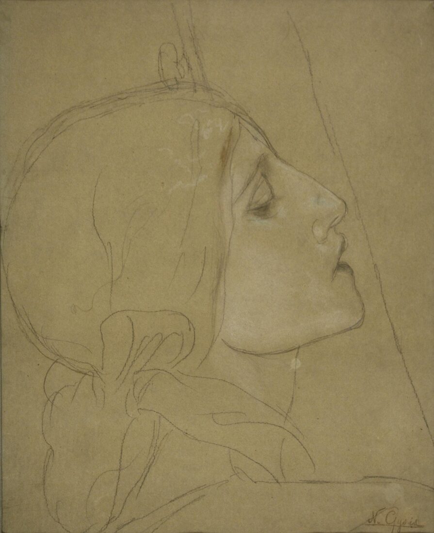 Study for the Head of “Poetry” - Gyzis Nikolaos