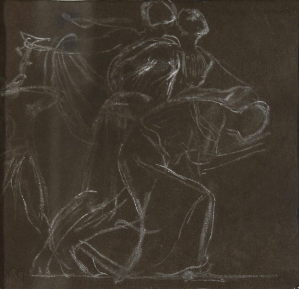 Study of Movements of the Allegorical Figures following the Chariot - Gyzis Nikolaos