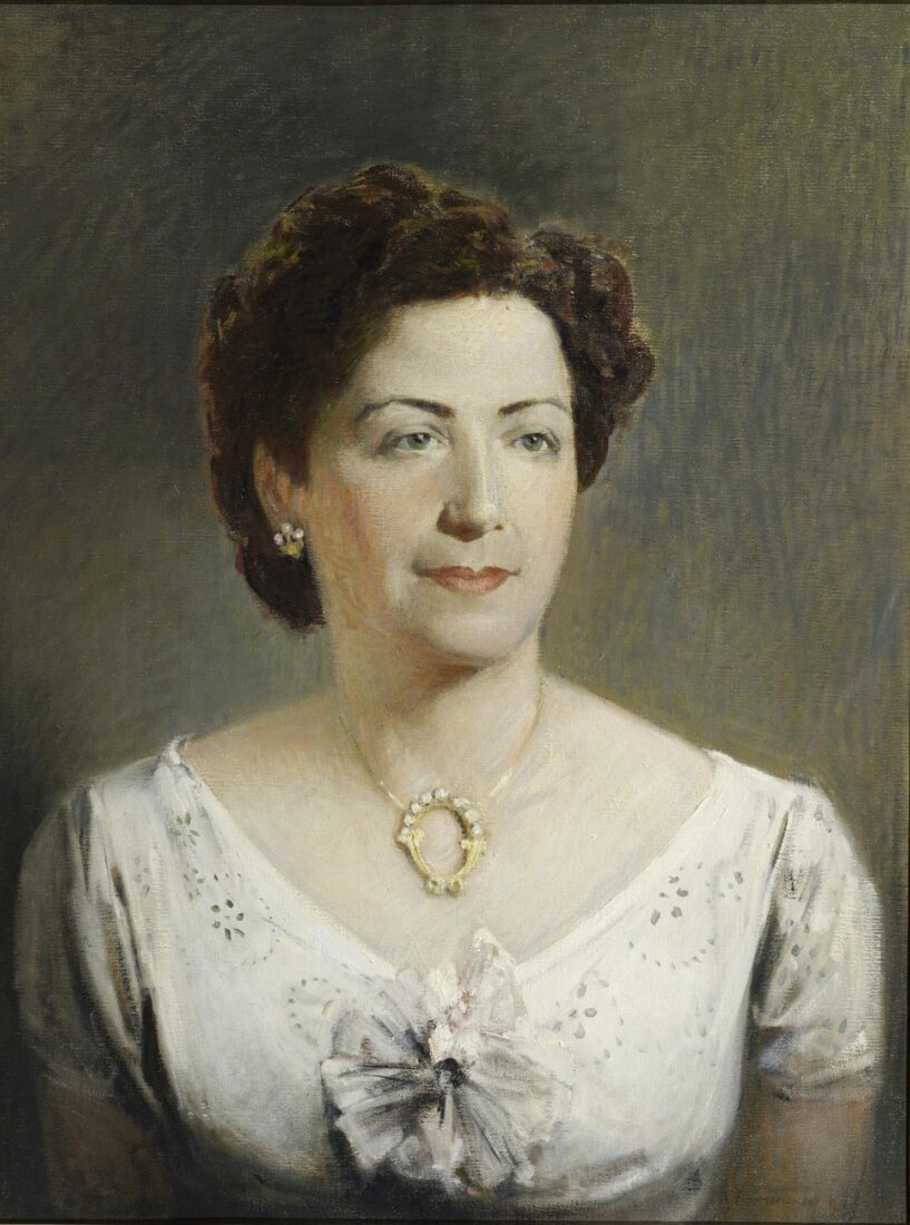 Portrait of Eugenia, Wife of Kleomenis Tsitsaras - Kontopoulos Alekos