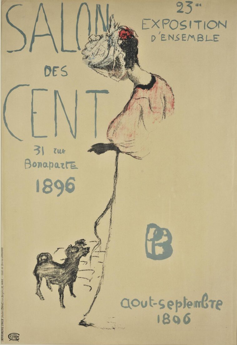 “The Salon des 100”, Poster for the 23rd Group Exhibition, 1896 - Bonnard Pierre