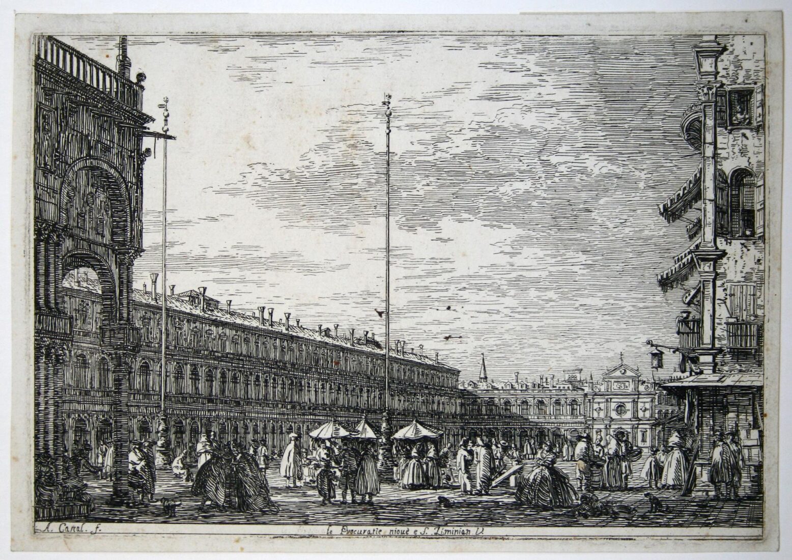 Procuratie Nuove and San Geminiano, Venice - Canal (Canaletto) Antonio