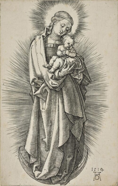 The Virgin and Child on the Crescent with a Diadem - Durer Albrecht