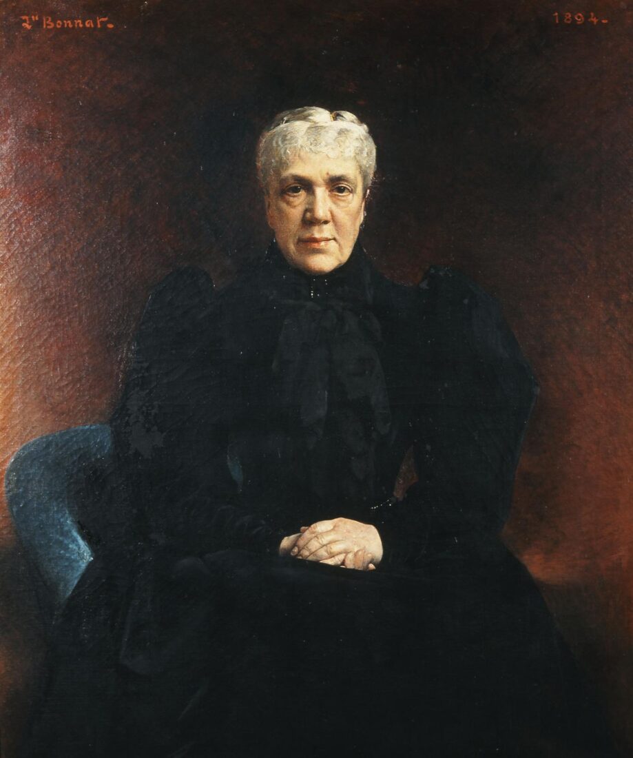Portrait of Aimilia Salvagou - Bonnat Leon