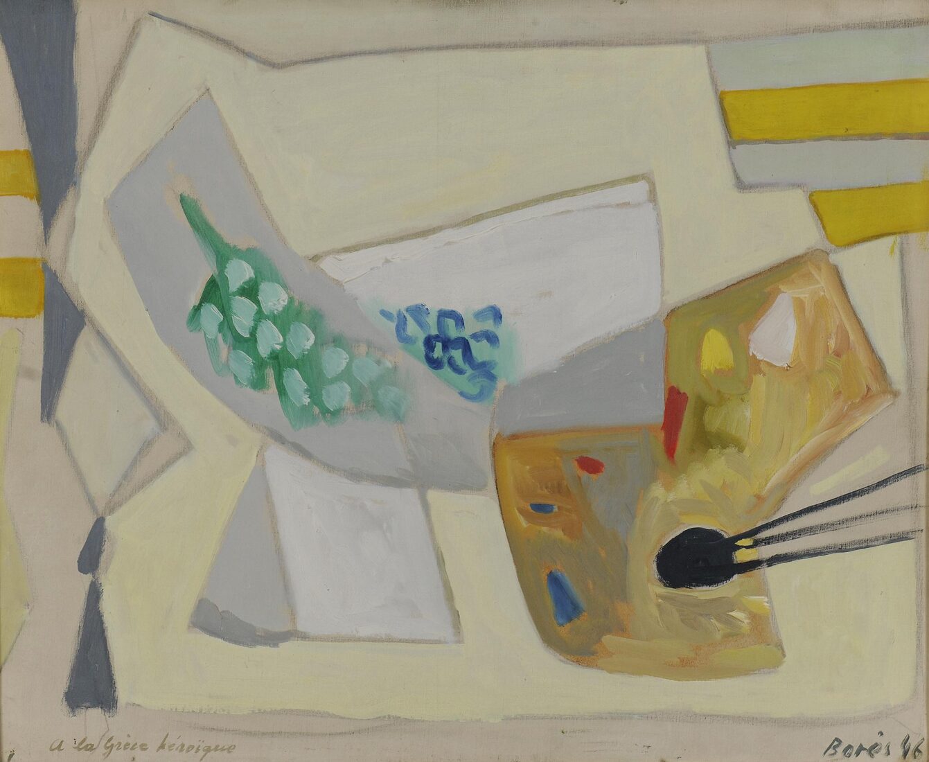 Palette and Fruit Bowl - Bores Francisco