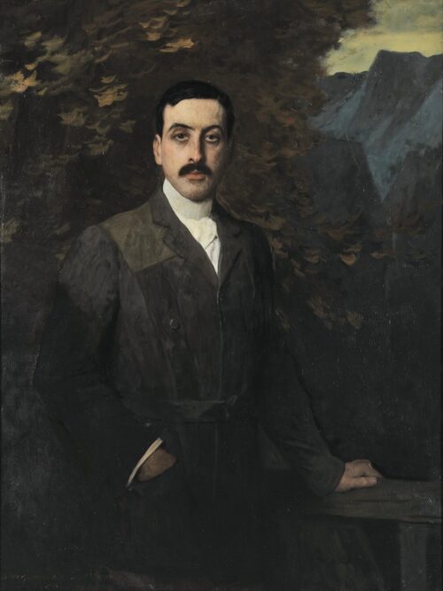 Portrait of Elia Demidof - Benjamin Constant