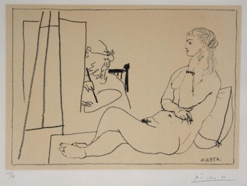 Reclining model - Picasso Pablo