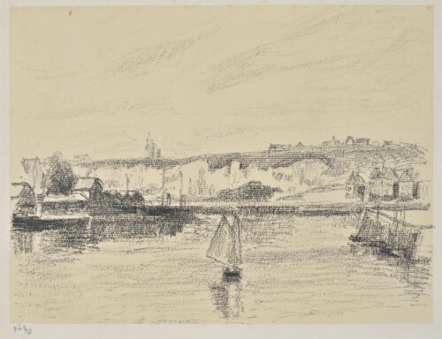 L’ avant-port de Dieppe - Pissarro Camille