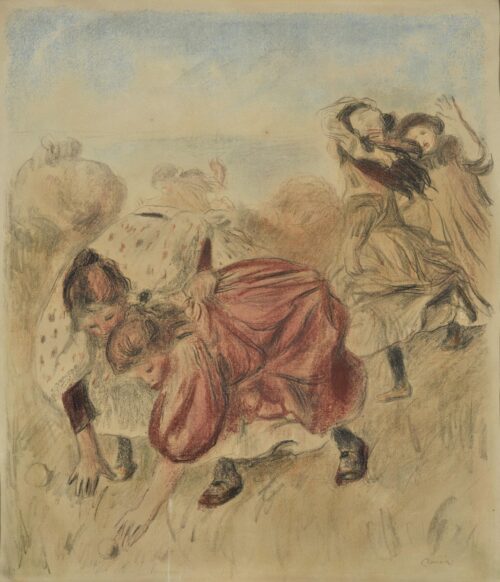 Girls playing ball - Renoir Auguste