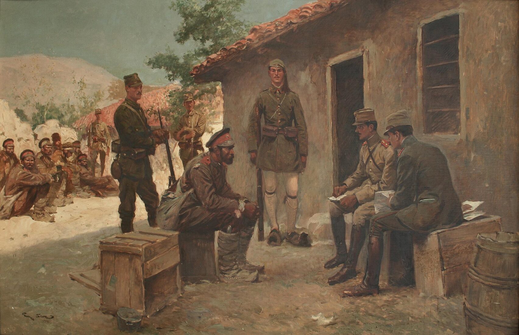 Interrogation of Bulgarian Prisoners - Scott Georges