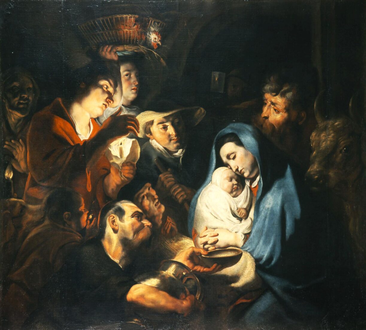 The Adoration of the Shepherds - Jordaens Jacob