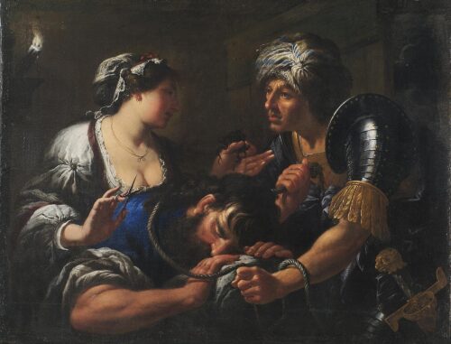 Samson and Delilah - Venetian School