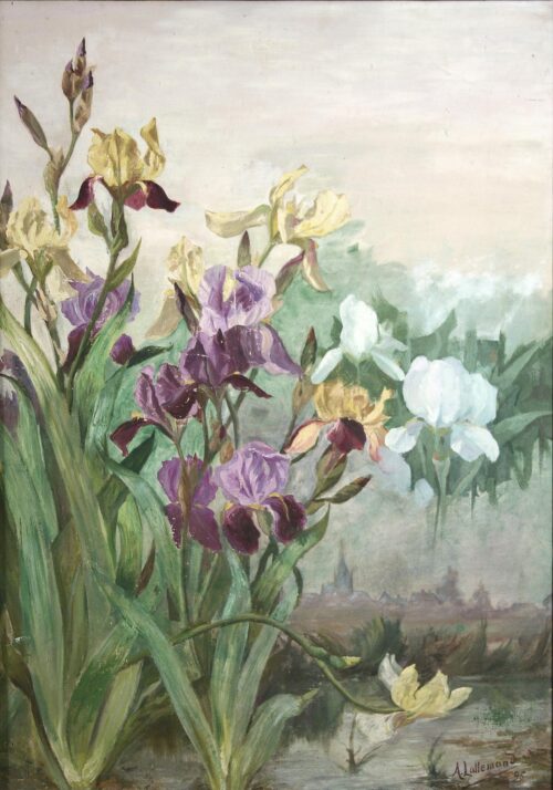 Irises - Lallemand Adele nee Le Corbeiller