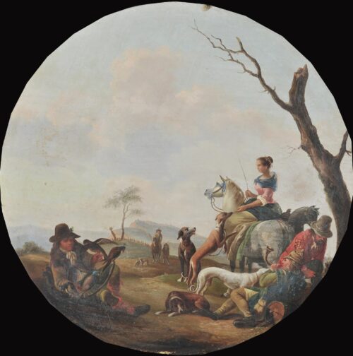 Resting from Falcon Hunting - Unknown