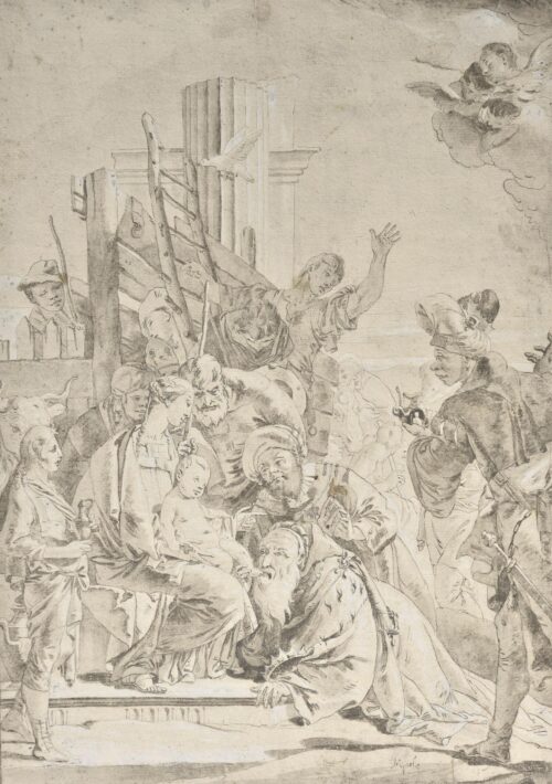 Adoration of the Magi - Tiepolo Giovanni – Battista, workshop (?)
