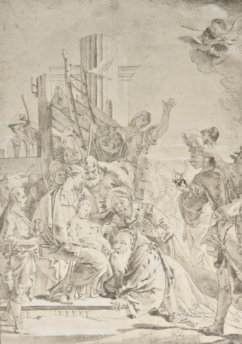 Adoration of the Magi - Tiepolo Giovanni – Battista, workshop (?)