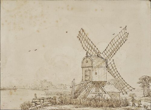 Landscape with Windmill - Uyl Jansz. den