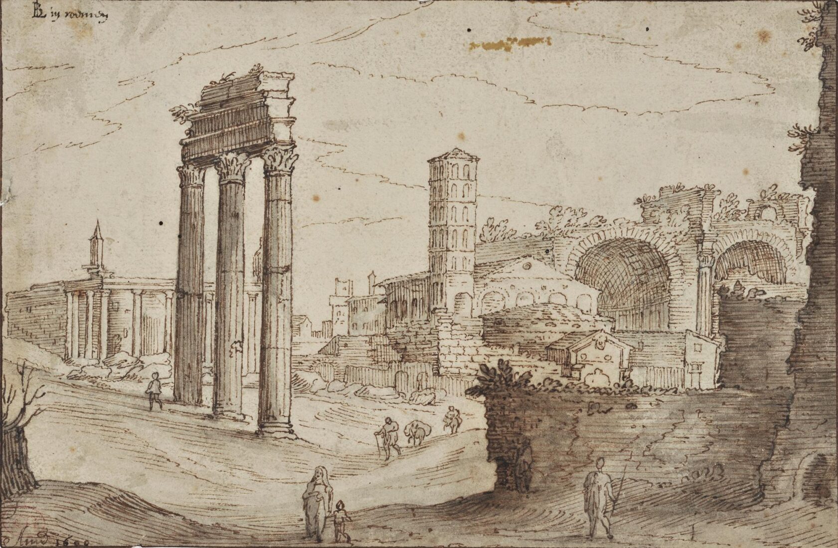 The Forum Romanum, il “Campo Vaccino” - Bramer Leonaert