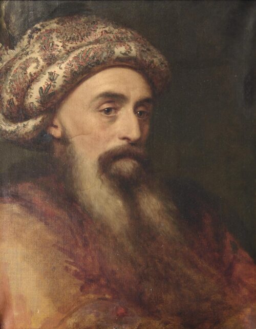 Portrait of Ioannis Karatzas, sovereign of Valahia
Portrait of Ioannis G. Karatzas, sovereign of Vlachia - Unknown