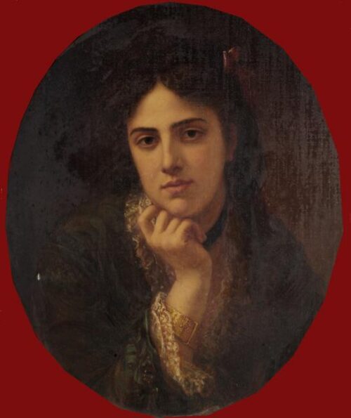 Portrait of Eleni M. Negreponti - Amiconi Bernardo