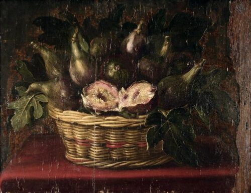 Basket with Figs - Unknown