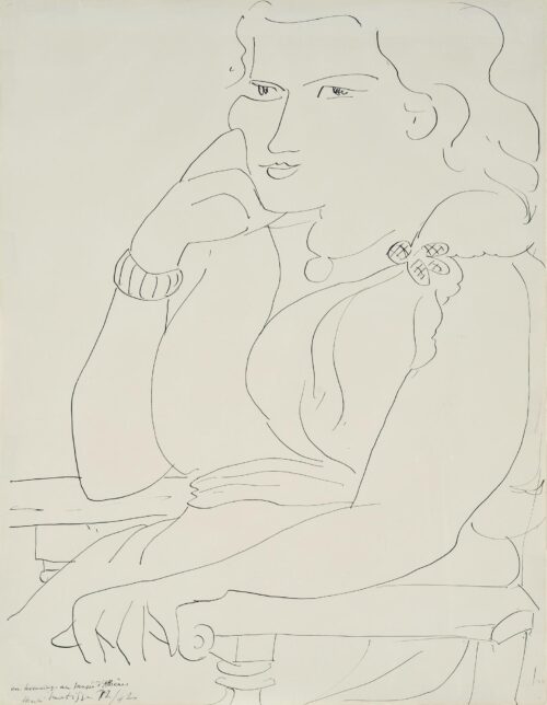Seated Female Figure - Matisse Henri