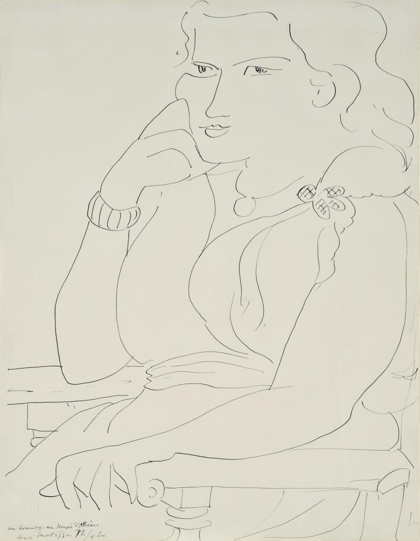 Seated Female Figure - Matisse Henri