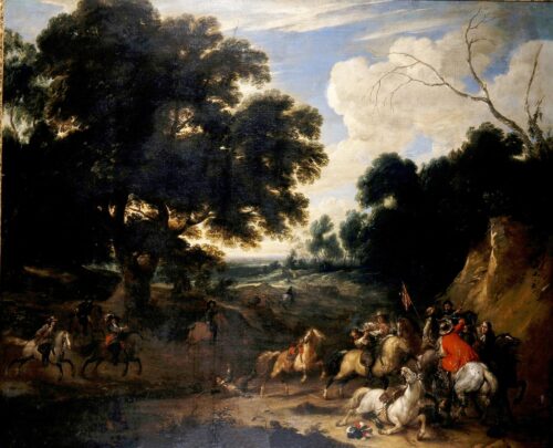 Battle scene - Meulen Adam Frans van der