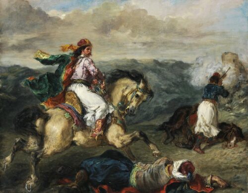 Episode from the Greek War of Independence - Delacroix Eugene