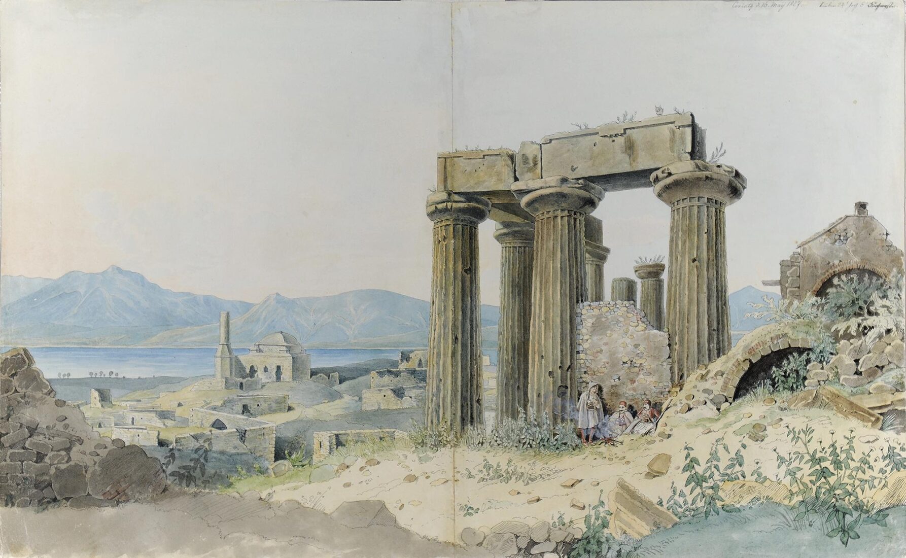 Korinthos, the Apollon Temple - Krazeisen Karl