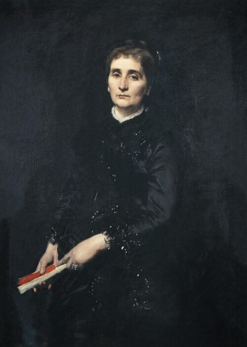 Portrait of the Wife of Christos Zografos - Carolus-Duran (Charles-Auguste-Emile Durand)