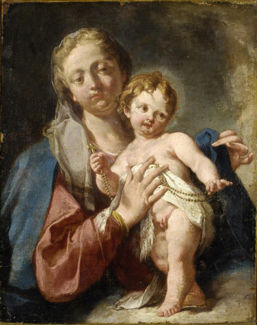 The Virgin and Child - Piazzetta(?) Giambattista