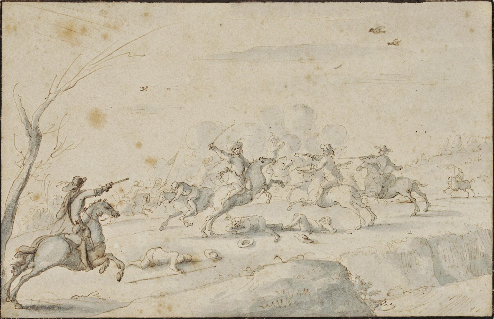 Horsemen in Battle - Huchtenburg (?) Jan van