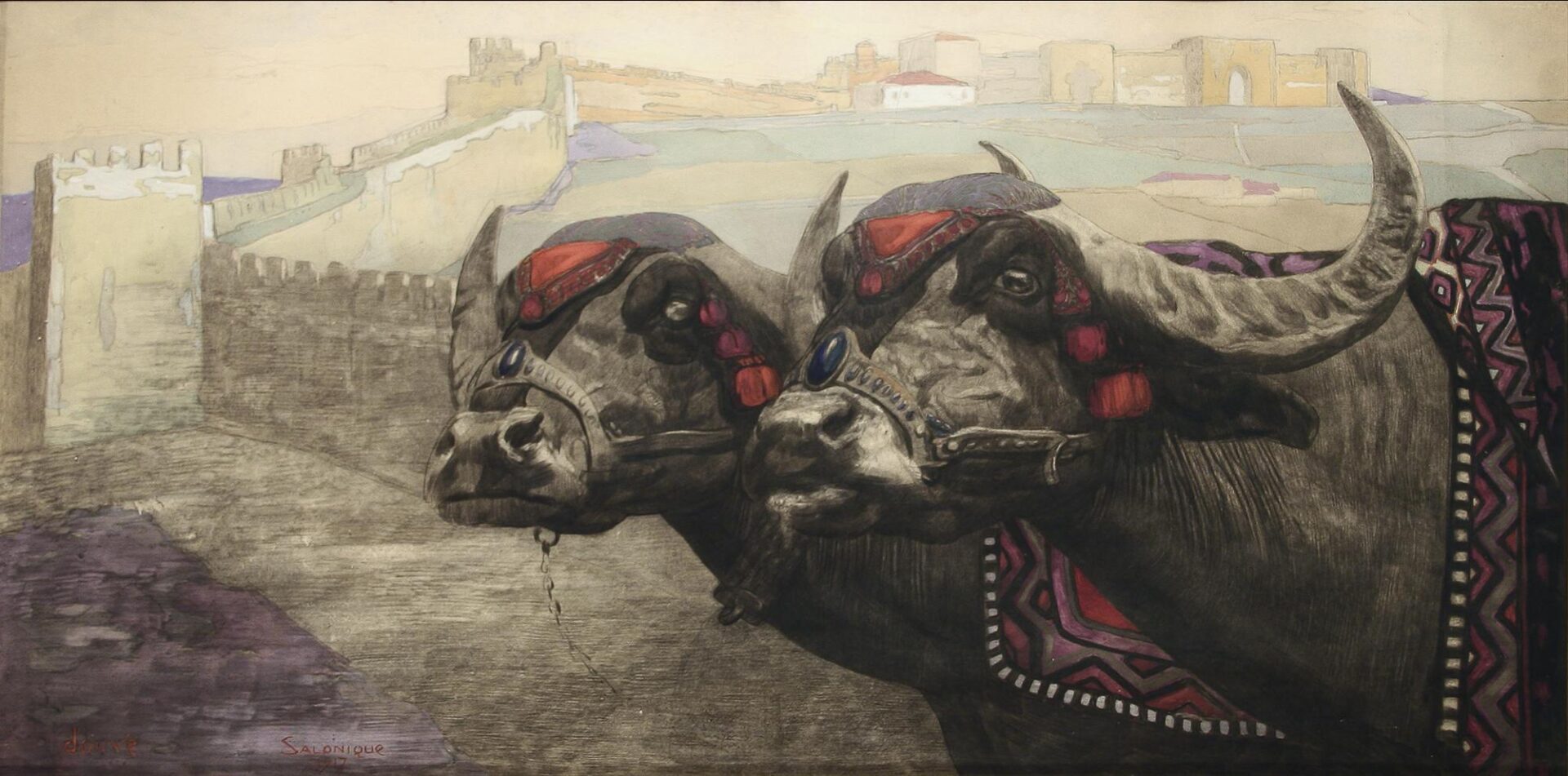 Bulls in Thessaloniki - Jouve Paul