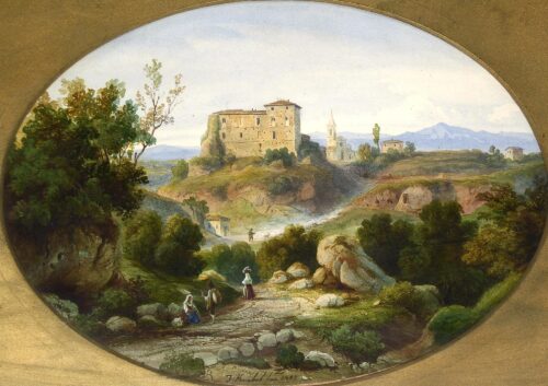 Italian Landscape - Knebel Franz the younger