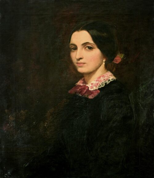 Portrait of Terpsichori Mela - Watts George Frederick