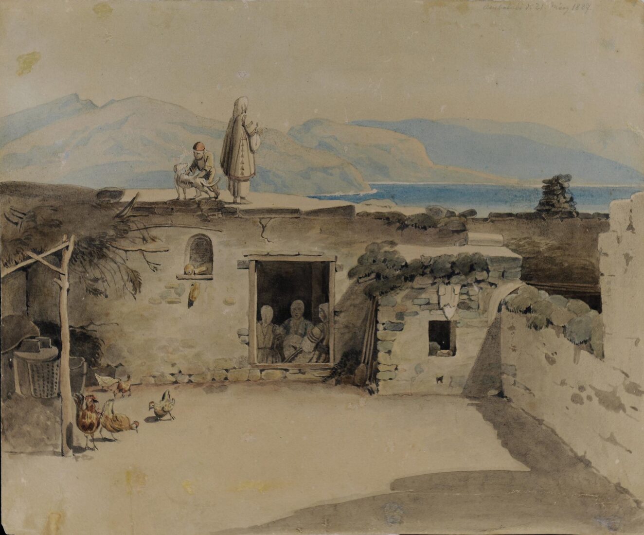 Hut at Ambelakia, Salamis - Krazeisen Karl