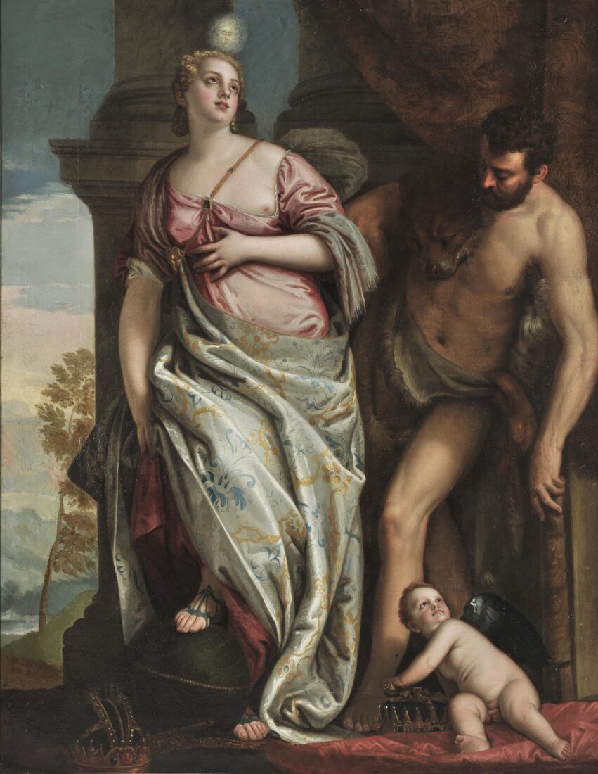Allegory of Wisdom and Strength - Veronese Paolo, after