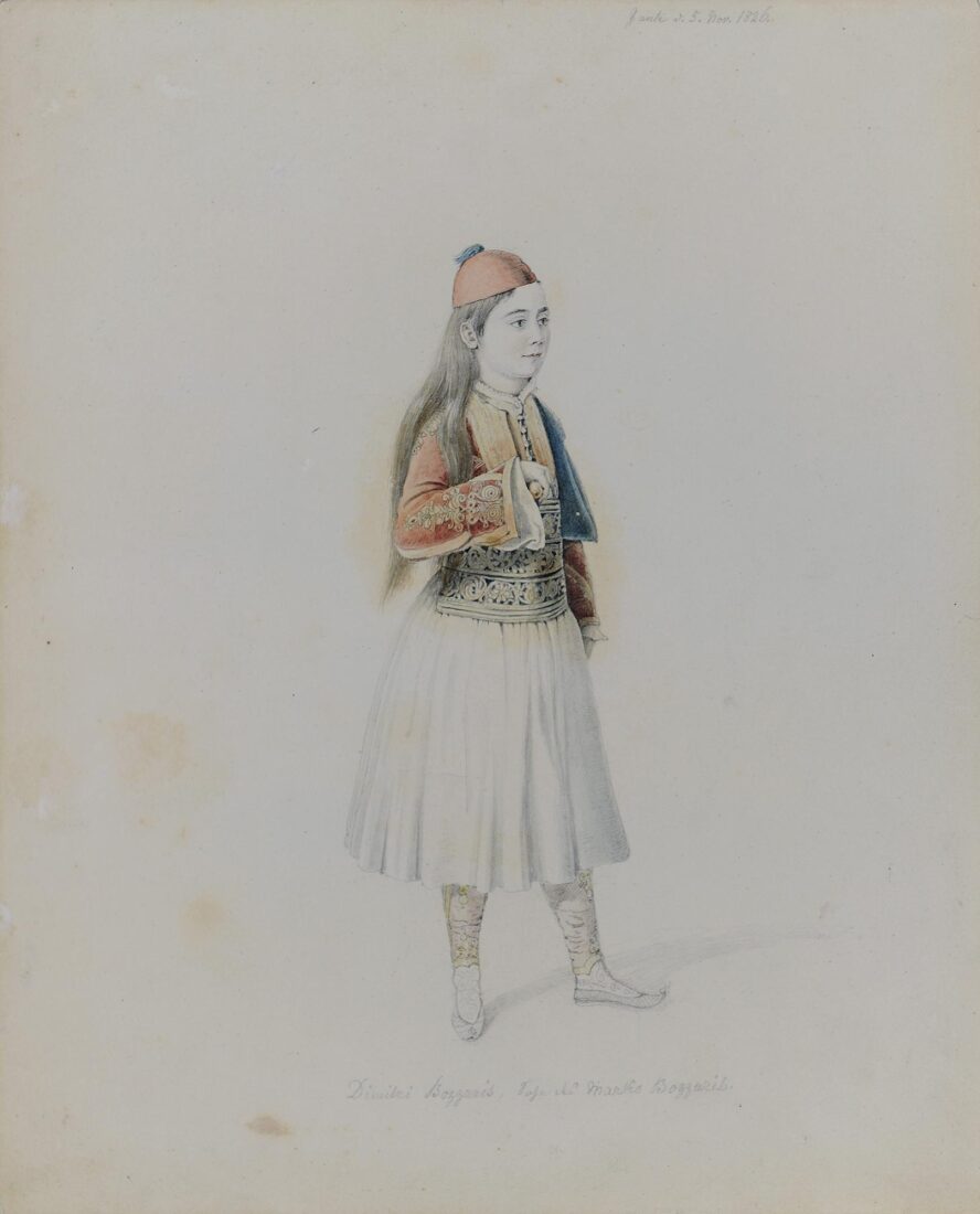 Dimitris Botsaris, Son of Markos, in Zakynthos