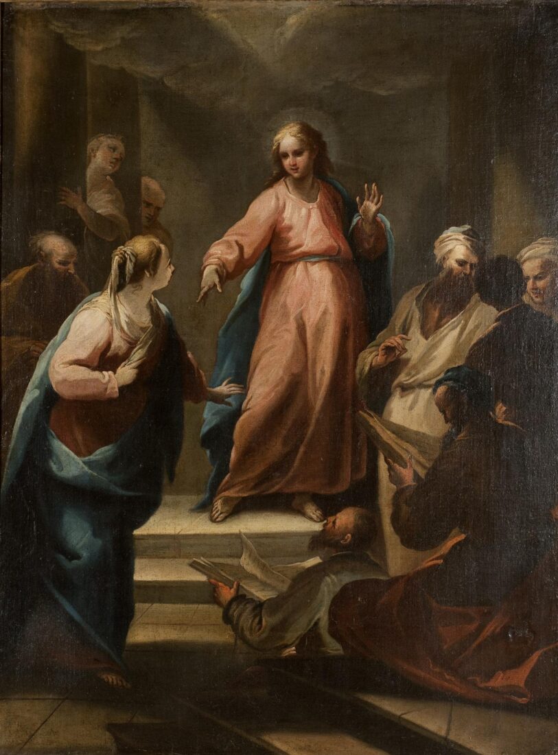 Christ Teaching in the Temple - Italian School