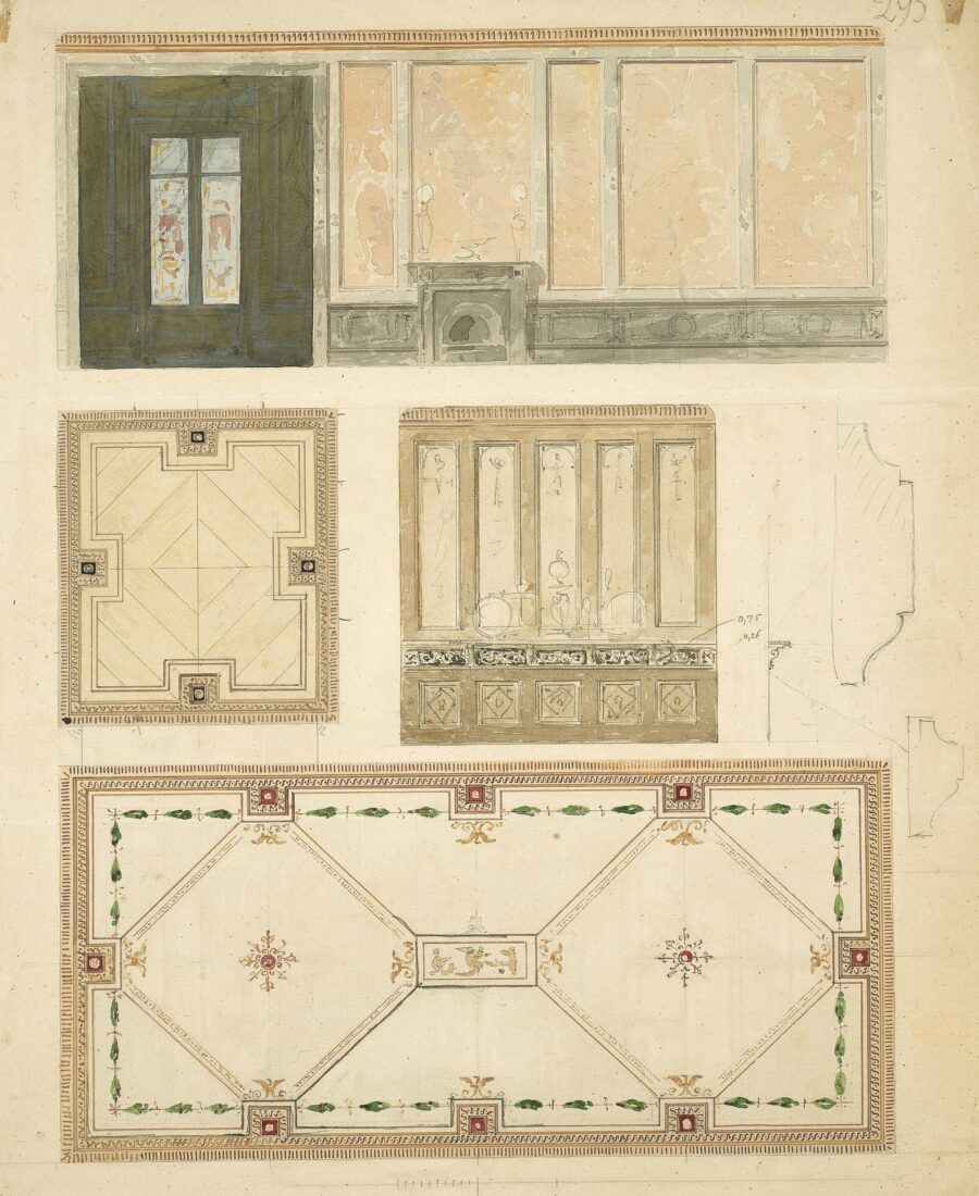 Interior Decoration of Ceilings and Walls - Ziller Ernst