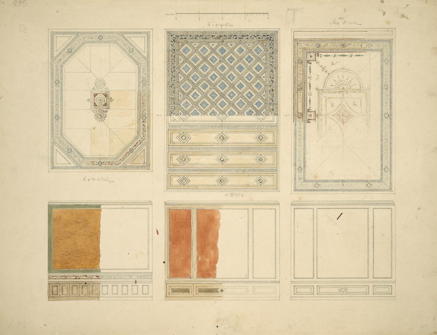 Inner Decorations for Ceilings and Walls - Ziller Ernst