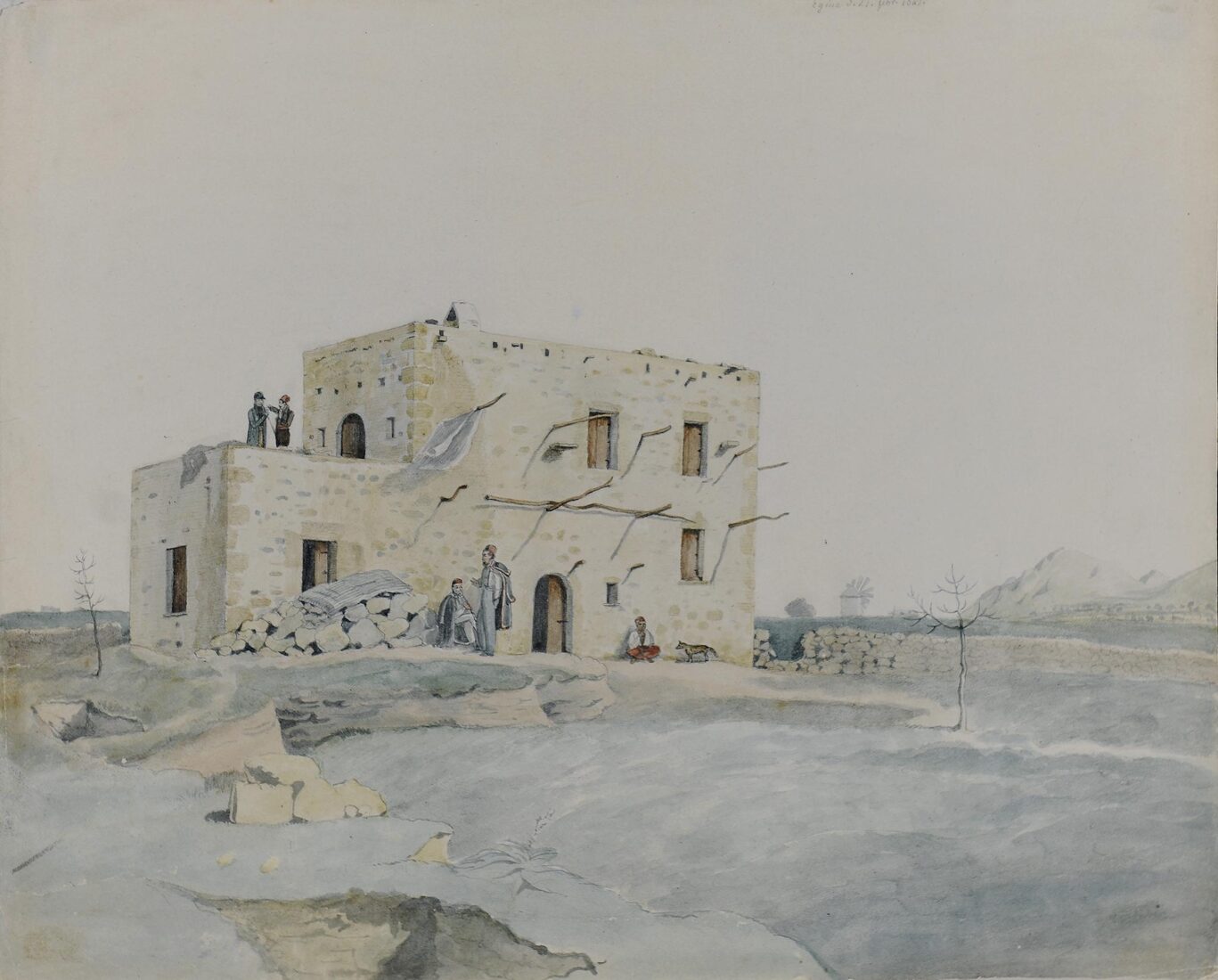 Landscape in Aegina - Krazeisen Karl