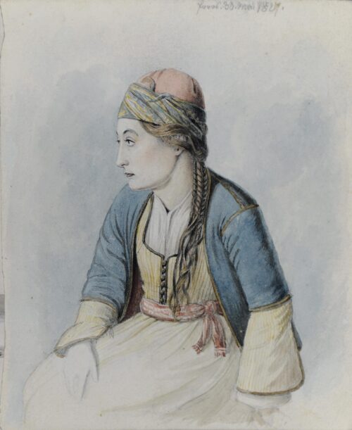 Portrait of a Woman in Poros - Krazeisen Karl