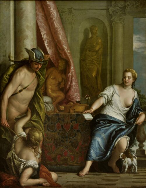 Hermes, Herse and Aglaurus - Veronese Paolo, after