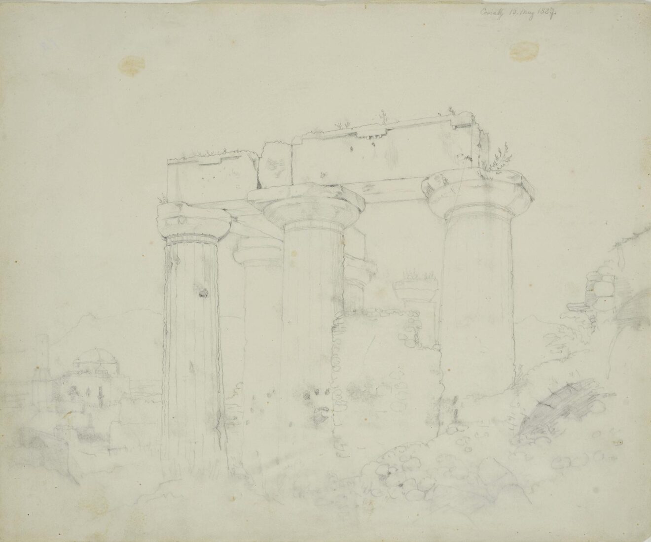 The Apollon Temple in Korinthos